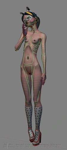 Giazelle Veloca New Mesh and Rig 2025, Wires with Mask and Boots II #6