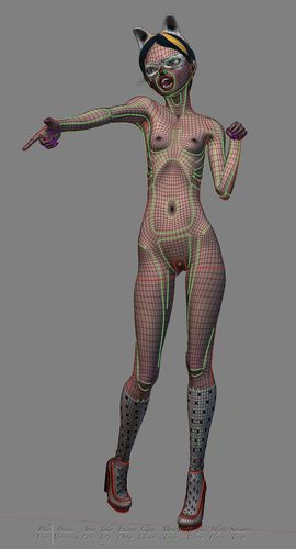 Giazelle Veloca New Mesh and Rig 2025, Wires with Mask and Boots II #8