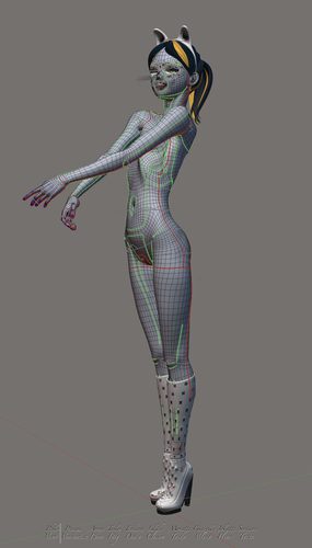 Giazelle Veloca New Mesh and Rig 2025, Wires with Mask and Boots I #9