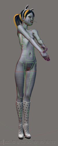 Giazelle Veloca New Mesh and Rig 2025, Wires with Mask and Boots II #9