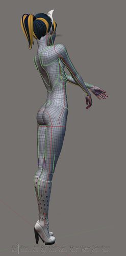 Giazelle Veloca New Mesh and Rig 2025, Wires with Mask and Boots III #9