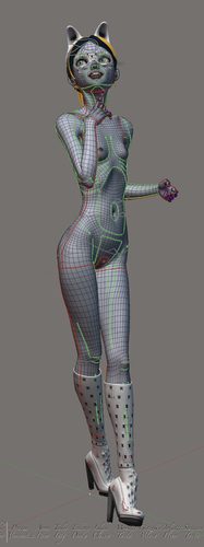 Giazelle Veloca New Mesh and Rig 2025, Wires with Mask and Boots I #10