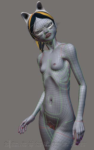 Giazelle Veloca New Mesh and Rig 2025, Wires with Mask and Boots III #10