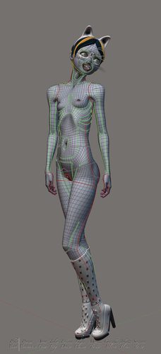 Giazelle Veloca New Mesh and Rig 2025, Wires with Mask and Boots III #11