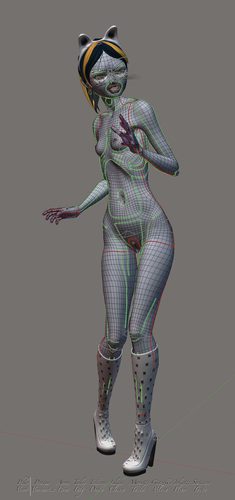 Giazelle Veloca New Mesh and Rig 2025, Wires with Mask and Boots I #12