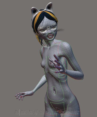 Giazelle Veloca New Mesh and Rig 2025, Wires with Mask and Boots I #13