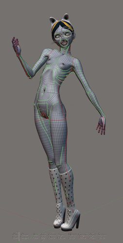 Giazelle Veloca New Mesh and Rig 2025, Wires with Mask and Boots III #14