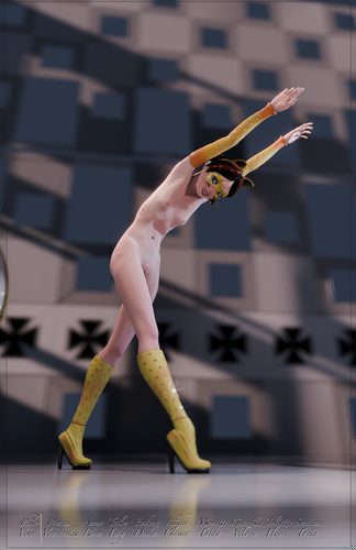 Giazelle Veloca - Golden Catgirl - As She Starts II #1