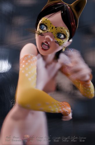 Giazelle Veloca - Golden Catgirl - As She Starts IV #1