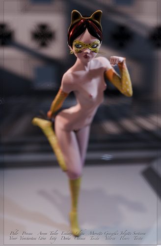 Giazelle Veloca - Golden Catgirl - As She Starts VIII #3