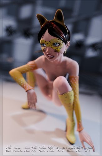Giazelle Veloca - Golden Catgirl - As She Starts X #4
