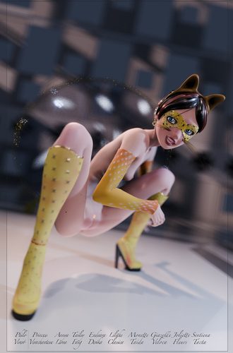 Giazelle Veloca - Golden Catgirl - As She Starts XII #4