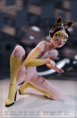 Giazelle Veloca - Golden Catgirl - As She Starts I #5