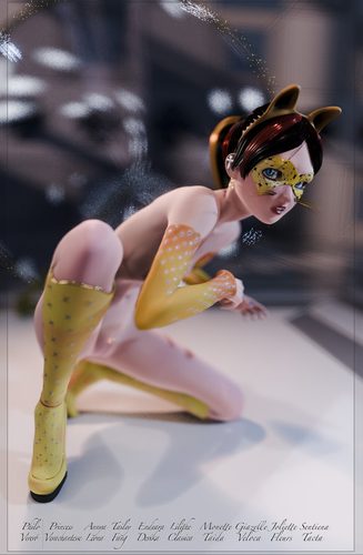 Giazelle Veloca - Golden Catgirl - As She Starts II #5