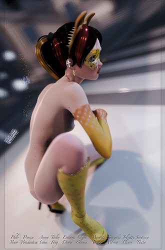 Giazelle Veloca - Golden Catgirl - As She Starts VIII #5