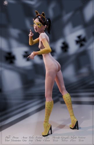 Giazelle Veloca - Golden Catgirl - As She Finishes XII #1