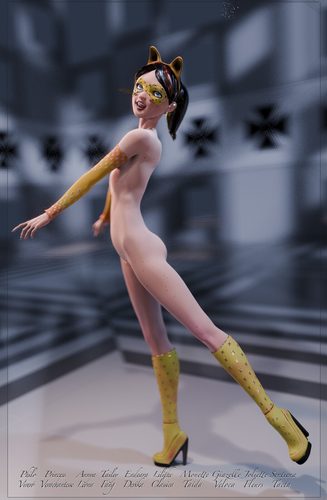 Giazelle Veloca - Golden Catgirl - As She Finishes XII #2