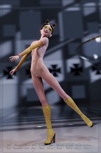 Giazelle Veloca - Golden Catgirl - As She Finishes II #3