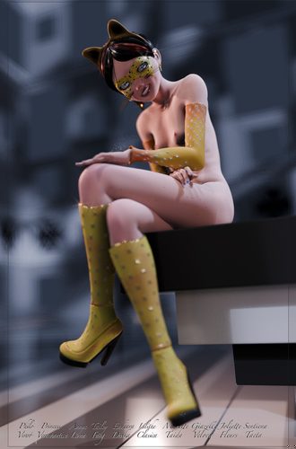 Giazelle Veloca - Golden Catgirl - As She Finishes VI #3