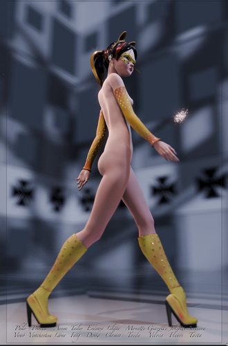 Giazelle Veloca - Golden Catgirl - As She Finishes II #5