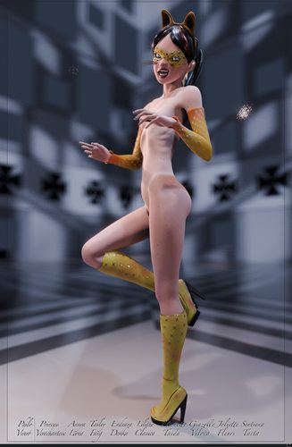 Giazelle Veloca - Golden Catgirl - As She Finishes XII #5