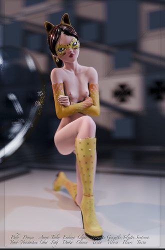 Giazelle Veloca - Golden Catgirl - As She Finishes IV #6