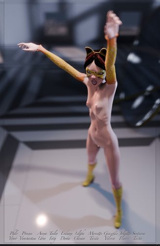 Giazelle Veloca - Golden Catgirl - As She Finishes X #6