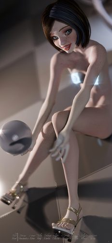 Annya-Leona With Her Bright Fireglow Bikini Bits I #8