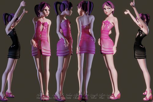 Giazelle Veloca Wearing her Cute Nighty #1